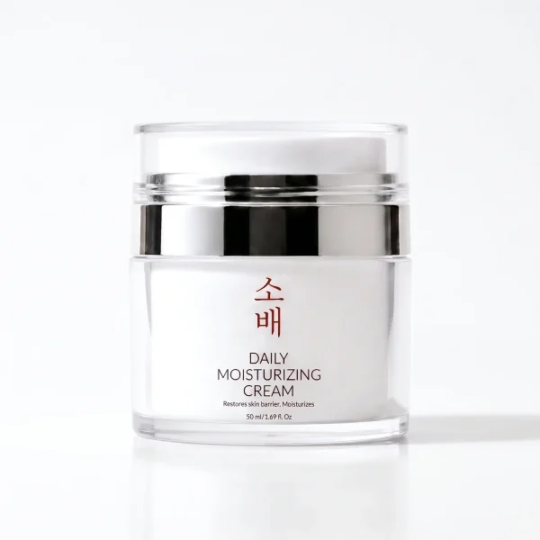 Daily Moisturizing Cream jar on a white background